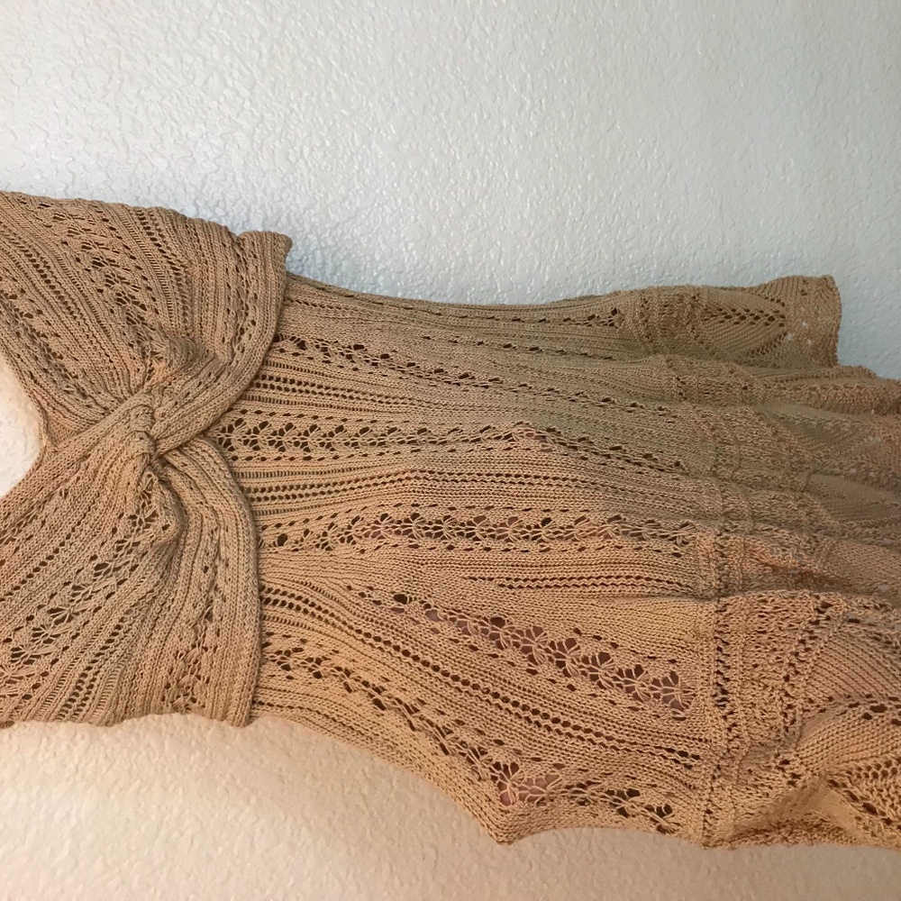 Catherine Malandrino Knit Small Honey Tank Top